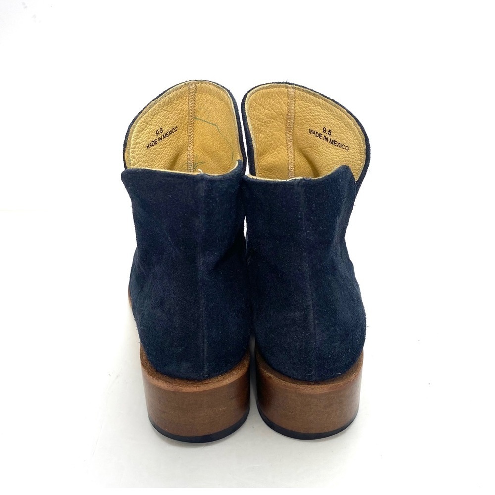 MARCIANTE and Company Suede Chelsea Boot in Navy Blue Size 9.5 - Picture 10 of 12